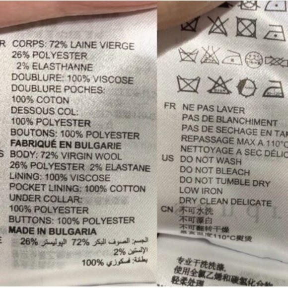 SANDRO Paris Oscar Plaid Double Breasted Blazer Jacket Size 38 Wool Blend $520.0 - Picture 7 of 16